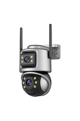 8mp Wifi Ptz Kameralar Dış Mekan 4k Çift Lens Çift Ekran Otomatik