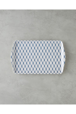 English Home Coaspiral Melamin Tepsi 24x39 Cm Lacivert