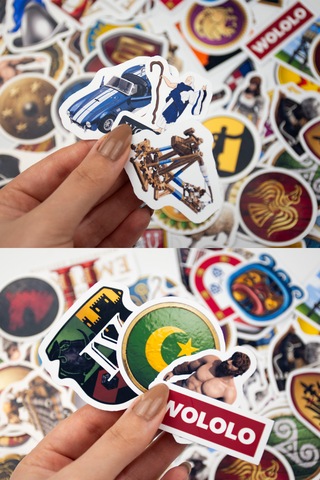 Age Of Empires 2 İkonik 82 Parça Mega Sticker Paketi Yapışkanlı Kaliteli Su Geçirmez Etiket Seti Çok Renkli
