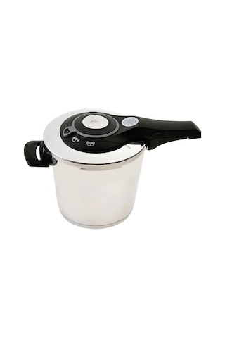 Jumbo Procook 4+6 Lt Düdüklü Tencere Set Gümüş - Siyah