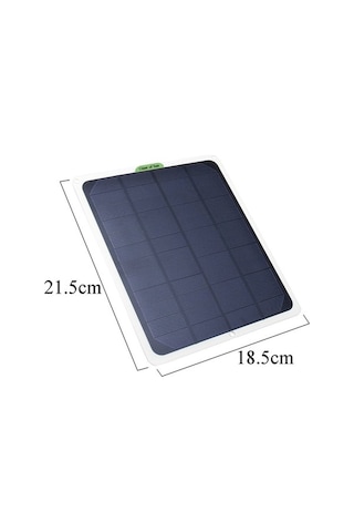 Pazly Ve Ve Usb Type-c Taşınabilir Seyahat Şarj Paneli Monokristal Kamp İçin Güneş Geeroyoo Çıkışlı Cihazı 20w - Fn