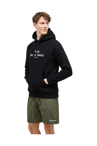Peak Performance Peak Performance Original Hood Erkek Siyah Sweat 9845