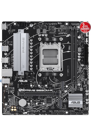 Asus Prıme B650m-r, 2xddr5, 2x M.2, Hdmı, Am5 Soket Anakart