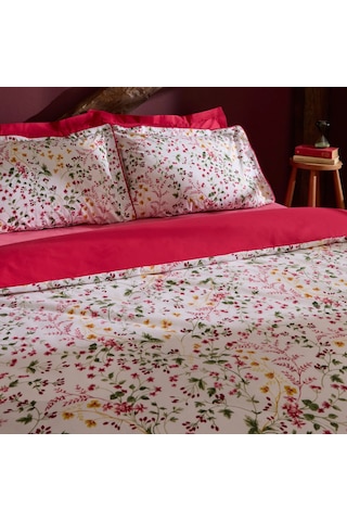 Karaca Home Berry Haven Çift Kişilik Nevresım Takımı Kırmızı Kırmızı