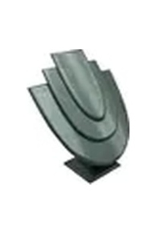 Yerli Üretim İmera Deri Kumaş Yeşil Renk Boy 25 Cm Kolye Gerdanlık Zincir Takı Sergileme Mankeni Çok Renkli