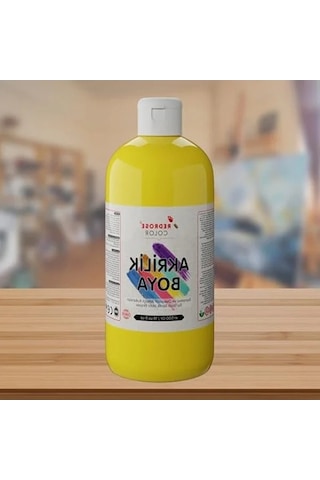 500 Gram Sarı Akrilik Boya İle Sanatınızı Yaratın