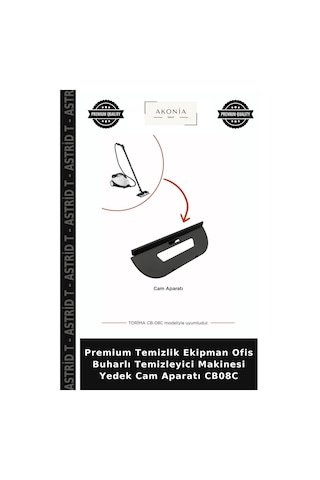 Premium Temizlik Ekipman Ofis Buharlı Temizleyici Makinesi Yedek Cam Aparatı Cb08c
