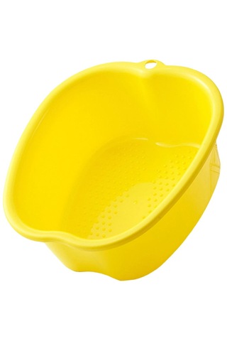 Suntek Ayak Küveti Büyük Plastik Taşınabilir Ayak Banyosu Sarı