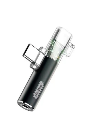 Kulaklık ve Şarj Dönüştürücü Type-C ve 3.5mm Go Des GD-CT058 Hızlı Veri Aktarımı Ve Şarj Desteği