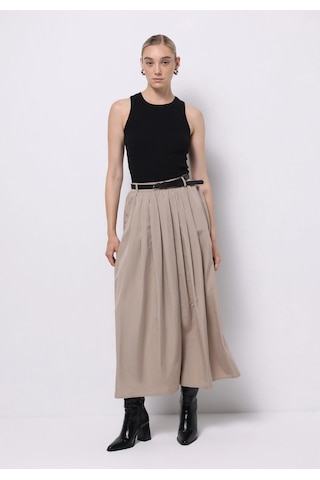 Colin's Colins Maxi Length Düz Kadın Kahverengi Etek Cl1075559 Q1.v1 Vzn Vizon