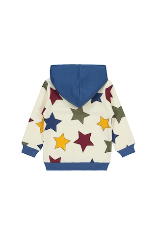 Civil Boys Renkli Yıldız Baskılı 2-5 Yaş Sweatshirt - Mavi İndigo