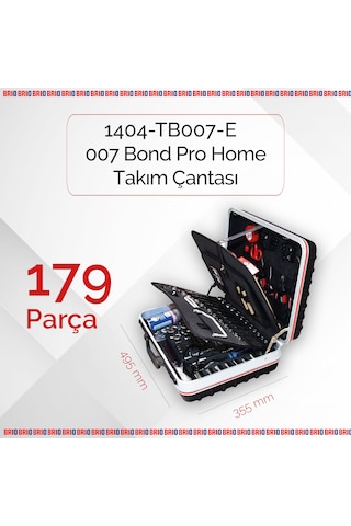 Brio Takım Çantası 007 Bond Pro Home 179 Parça