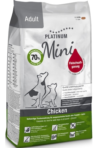 Platinum Mini Tavuklu Yetişkin Köpek Maması 900gr