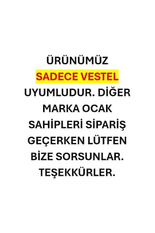 Lexroo Cook-lab 1 Ad Bosch Vestel Uyumlu Emayeli Cam Ocak Izgarası Siyah