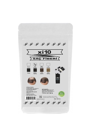Xi10 Saç Tozu Fiberi 100 G Koyu Kahve Xi10 Saç Tozu Fiberi 100 G Koyu Kahve