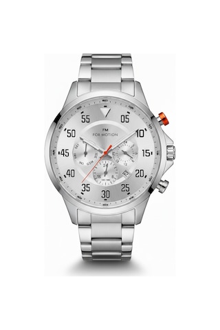 For Motion Erkek Kol Saati Gümüş Renk, Gümüş Kadran - Fm.01218, 2 Yıl Garantili Gümüş