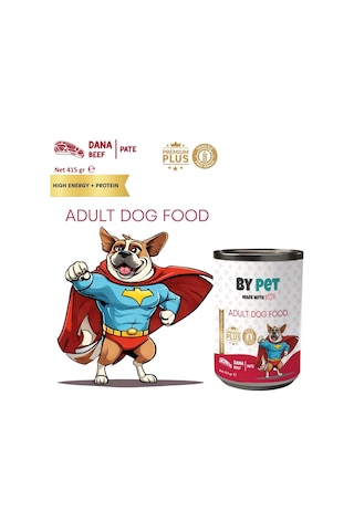 Dana Etli Yavru Yaş Köpek Maması 1 Adet -415 Gram Konserve 2li Paket