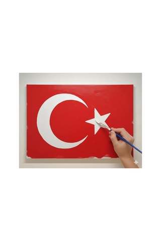 Karne Hediyesi- Tatil Etkinliği Atatürk Ve Türk Bayrağı Boyama Se