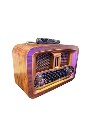 Büro Ev Ofis si İçin Am/fm/sw Usb Şarjlı Retro Radyo