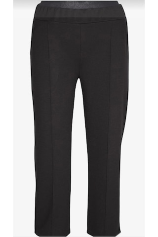 Çelik Dokuma Beli Lastikli Pantolon Siyah