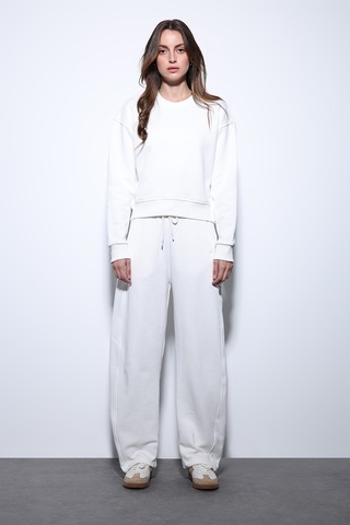 Antioch Basic Kadın Sweatshirt Ba25y920 Ekru