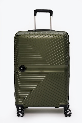 4 Lü Valiz Seti Elatae Exclusive Pro Polipropilen Kırılmaz Büyük - Orta - Kabin Boy Ve Makyaj Haki 5239