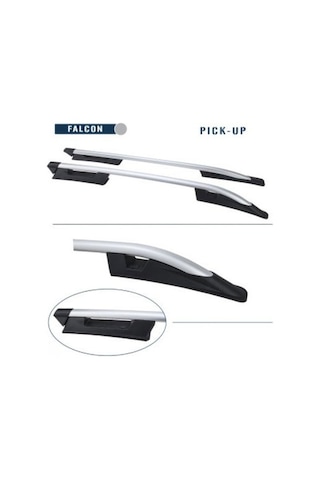 Hilux 2005 2006 2007 2008 2009 2010 2011 2012 2013 2014 2015 2016 2017 2018 2019 2020 Portbagaj Tavan Çitası Gri