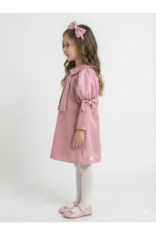 Xo Kids Kız Çocuk Elbise 1-6 Yaş 2915 Pembe