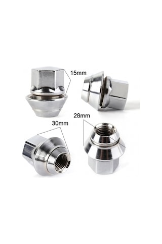 Yok Yok Oto Ford Mondeo Bijon Somunu Krom Yüksüklü 5 Adet 19mm