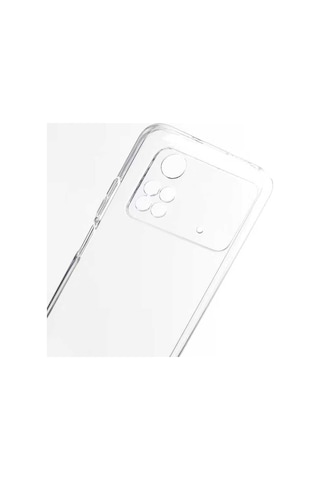 Noktaks - Xiaomi Poco X4 Pro 5g Uyumlu - Kılıf Şeffaf Soft Slim Fitt Süper Silikon Kapak - Şeffaf