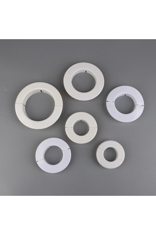 Abs Klima Deliği Kapağı Yuvarlak Duvar Ayrılmış Delik Dekoratif Kapak Yeni Φ45