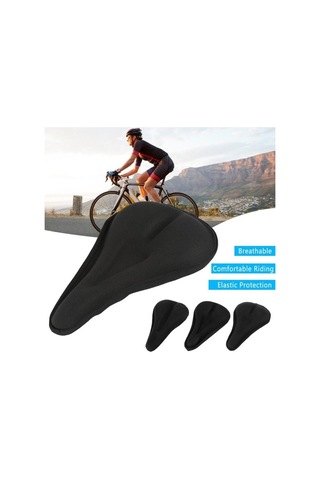 Fochsia Siyah Stil Bisiklet Eyer 3d Yumuşak Bisiklet Klozet Kapağı Nefes Rahat Köpük Koltuk Mind Altın