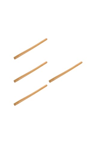 Sherchpry Bambudan Yapılmış 4'lü Masaj Çubukları Paketi Vücut Kasları Alt Sırt Boyun Masaj Çubuğu Çubuk Rulo The Stick Masaj Rulosu Omuz Kasları Rulo Çubuk Masaj Derin Terapi Öz Haki