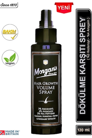Morgan's Pomade Hair Growth Volume Dökülme Karşıtı Yenileyici Sprey 120 ML