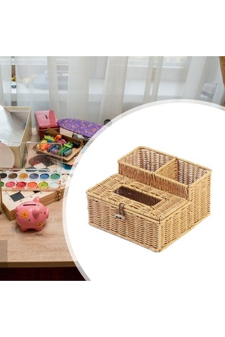 Pazly Tutucusu Tutucuları Suntek Saklama Mendil Kutusu Haki Dokuma Bd Diğer