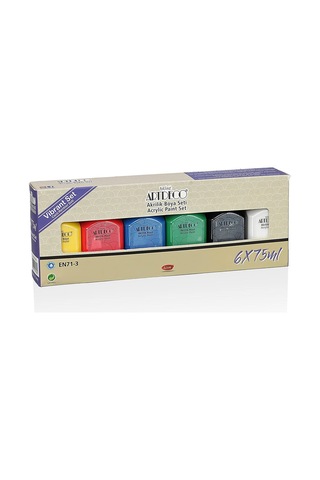 Boya 6x75 Ml Set Canlı Renkler Diğer