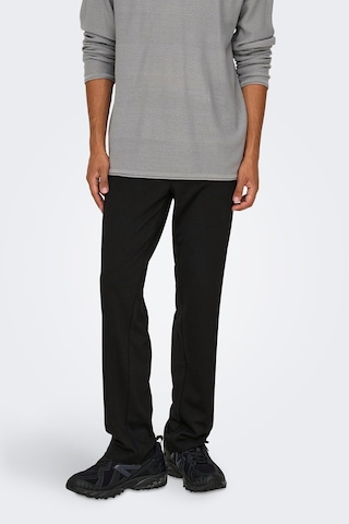 Only & Sons Erkek Onsmark Regular Fit Chino Pantolon 22033199 Siyah Siyah