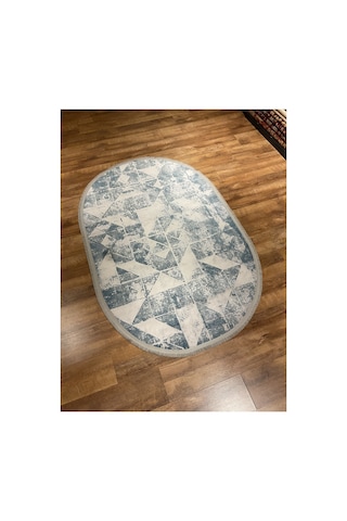 Lootus L004b Krem-mavi Halı