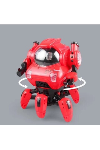 Işıklı Ve Sesli 360° Dönen Yıldız Asker Robot