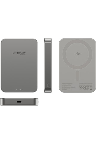 Empower By Panzerglass 10000mah Powerbank Titanium Gri Titanyum