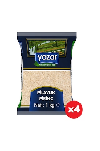 Yazar Pilavlık Pirinç 4 x 1 KG