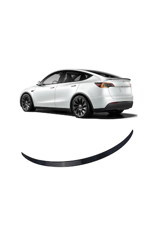 Tesla Model Y Bagaj Üstü Piano Black Spoiler