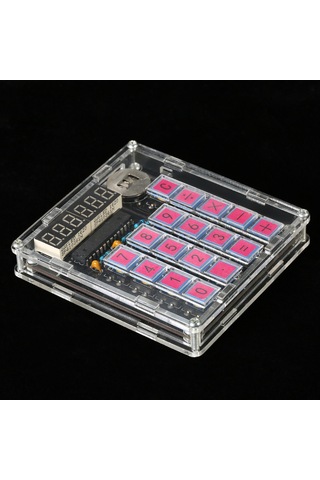 Aubyhe Kendin Yap Mcu Hesap Makinesi Seti - Led Ekranlı, Otomatik Kapanmalı, Cr2032 Pil Dahil Diğer