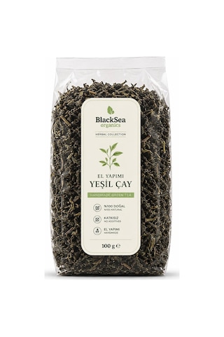 Blacksea Organics El Yapımı Yeşil Çay 100 Gr Katkısız Doğal Mayıs Hasatı Üst Yaprak