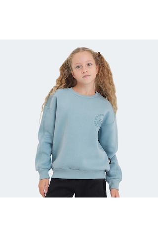 Slazenger LONE Çocuk Mavi Sweatshirt