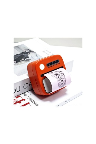 Ruicoo O2 Kırmızı Termal Yazıcı - 200dpı, 1200mah Pil, Bluetooth, 57mm Kağıt, Aı Portre, Alışveriş Listesi, El Defteri, Fatura Yazdırma Altın