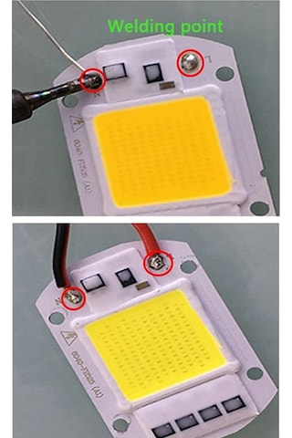 Alkatronik-220V 50W Power Led Gün Işığı Warm White Projektör Cob Led Driver