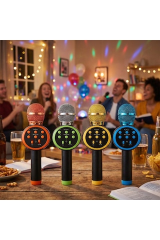 Periboia Kablosuz Karaoke Mikrofonu