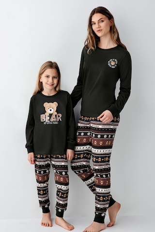 Arnetta Kız Çocuk Antrasit Pijama Takımı Ar3461-c-v1 Antrasit