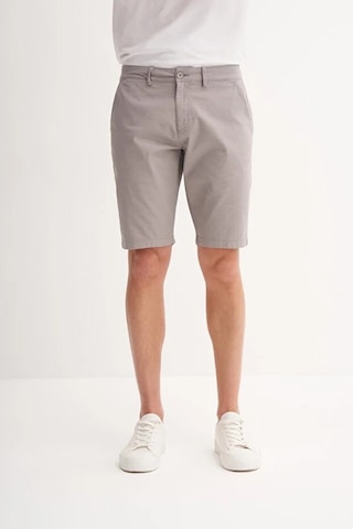 Cazador Slim Fit Bermuda Kısa Dar Paça Şort 6015 Gri